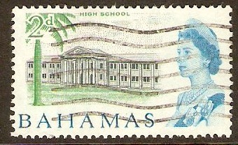 Bahamas 1965 2d Slate, green and blue. SG250.